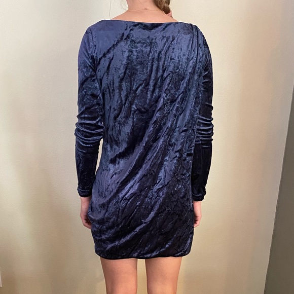 Juicy Couture Navy Velvet Dress - Picture 3 of 4